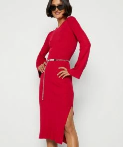 Even&Odd Jumper Dress - Red -Even&Odd Sales Store d3b33a95799a41e086019575f0db4ea4