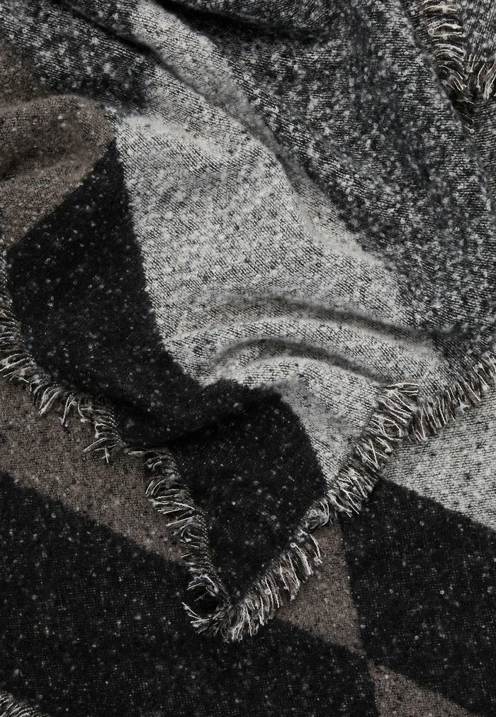 Even&Odd Scarf - Grey/black 4 Even&Odd Scarf - Grey/black - Image 2