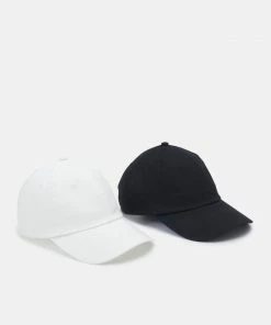 Even&Odd 2 PACK - Cap - Black/offwhite