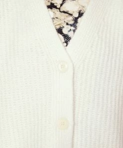 Even&Odd WOOL MIX BLEND CARDIGAN - Cardigan - White -Even&Odd Sales Store d582cc10f60b4a9db76582a67040e452