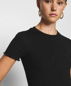 Even&Odd 2 PACK - Basic T-shirt - Black/white -Even&Odd Sales Store d6c6704a5a414318bdc4a4bbc78fc95f