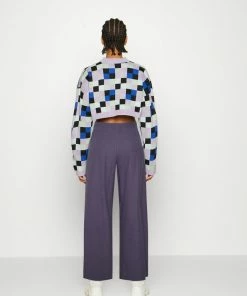 Even&Odd Trousers - Blue/grey -Even&Odd Sales Store d7089dcbd9e647ff9d33fa044d40da2c