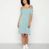 Even&Odd Day Dress - Blue/white