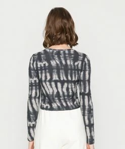 Even&Odd Long Sleeved Top - Black/white -Even&Odd Sales Store d78bc6c7e4b345dfb297a1d66b24968c