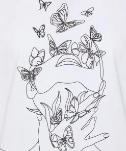 Even&Odd Print T-shirt - White -Even&Odd Sales Store d7c839f0ed074ef18ced8df5c59eca51