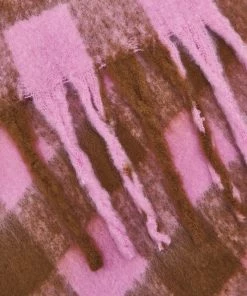 Even&Odd Scarf - Pink/brown -Even&Odd Sales Store d8946cdb56804fcd80a396b83279b77a