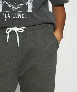 Even&Odd Regular Fit Jogger With Contrast - Tracksuit Bottoms - Mottled Dark Grey -Even&Odd Sales Store d8e0508bc71f4005b42489e3f308e43a