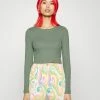 Even&Odd Long Sleeved Top - Green -Even&Odd Sales Store d915d7c3e9a54298b15d790679715528