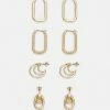 Even&Odd 4 PACK - Earrings - Gold-coloured