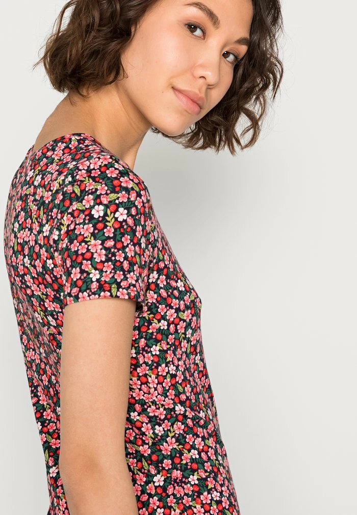 Even&Odd Day Dress - Black / Multi-coloured 7 Even&Odd Day Dress - Black / Multi-coloured - Image 5