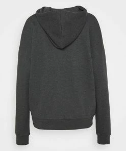 Even&Odd Zip-up Sweatshirt - Mottled Dark Grey -Even&Odd Sales Store dc3789dbeeea400ea5eda11558b783ae