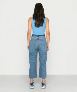 Even&Odd Flared Jeans - Blue Denim -Even&Odd Sales Store dc9f563847a84651a138422da0d18891