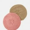 Even&Odd 2 PACK - Beanie - Pink/light Grey -Even&Odd Sales Store dd988d4940884c55bbf58780e305d494