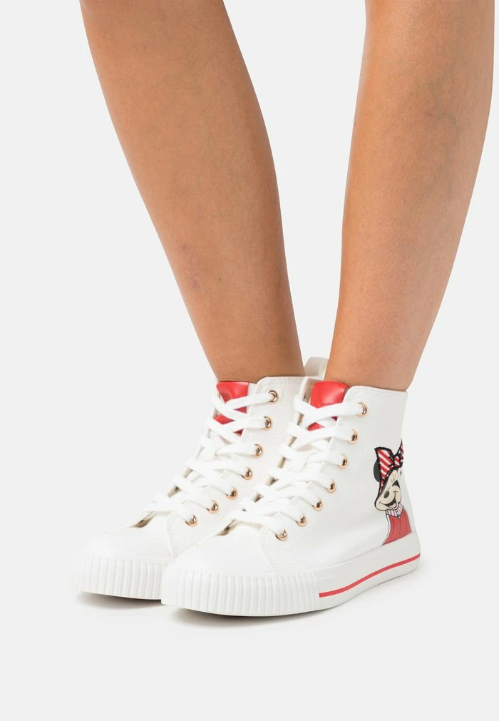 Even&Odd DISNEY MINNIE MOUSE - High-top Trainers - White/red 3 Even&Odd DISNEY MINNIE MOUSE - High-top Trainers - White/red