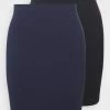 Even&Odd 2 PACK - Mini Skirt - Dark Blue/black -Even&Odd Sales Store de1adaa6b3b14462944b3b1a599dff5e