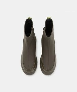 Even&Odd Platform Ankle Boots - Khaki -Even&Odd Sales Store e0731e0e513a48b59811a638dae0a416