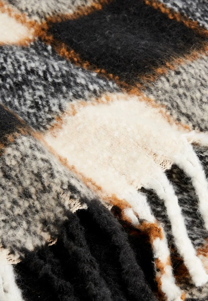 Even&Odd Scarf - Black/beige/brown 9 Even&Odd Scarf - Black/beige/brown - Image 7