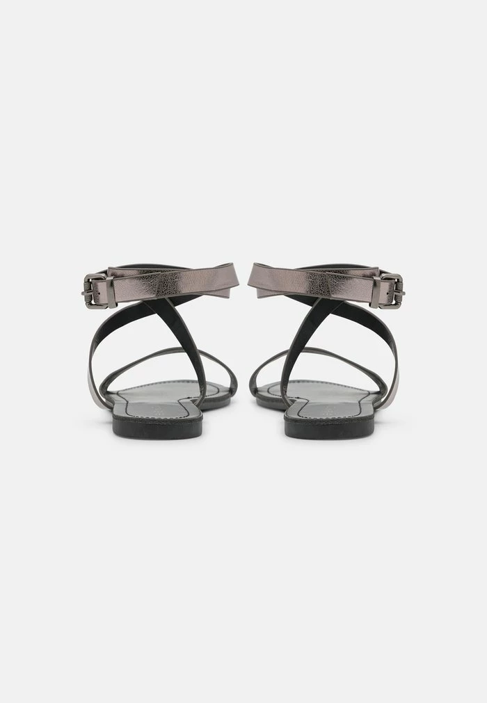 Even&Odd Sandals - Gunmetal 6 Even&Odd Sandals - Gunmetal - Image 4