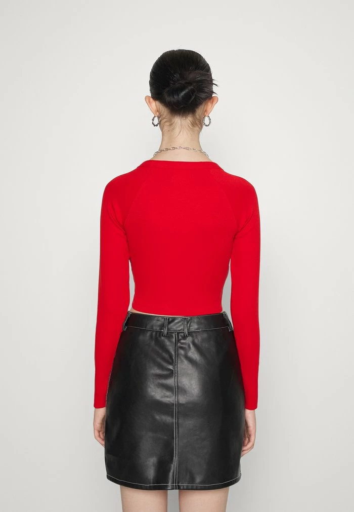 Even&Odd Long Sleeved Top - Red 5 Even&Odd Long Sleeved Top - Red - Image 3