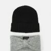 Even&Odd SET - Beanie - Black/grey -Even&Odd Sales Store e47dd8bef66c40f5ab768d4a66b55893