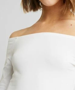 Even&Odd 2 PACK - Long Sleeved Top - White/black -Even&Odd Sales Store e4ebd1dce56d4527a35368efabbc2fb6