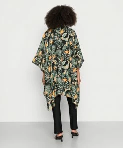 Even&Odd Summer Jacket - Black/green/yellow -Even&Odd Sales Store e66272ad3002458daffbf347a3b84ad2