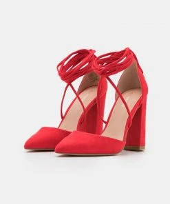 Even&Odd Lace-up Heels - Red -Even&Odd Sales Store e68aad5ce00a4b60bdb5f1ea393afc12