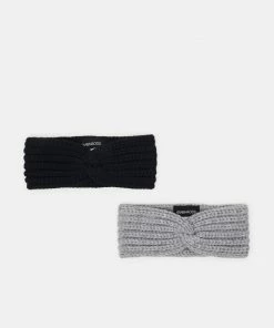 Even&Odd 2 PACK - Ear Warmers - Grey/black