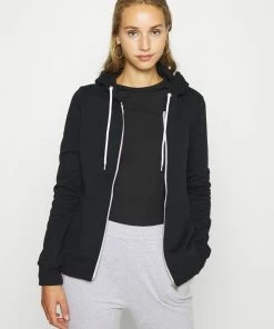 Even&Odd Zip-up Sweatshirt - Black