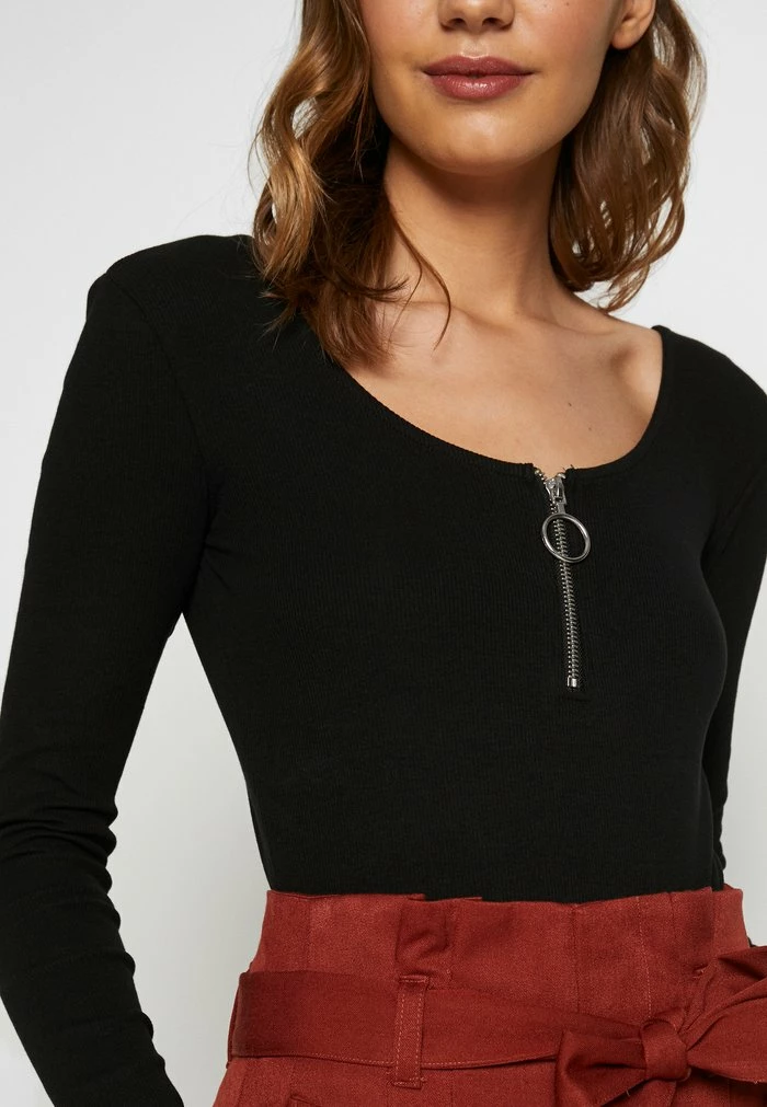 Even&Odd Long Sleeved Top - Black 7 Even&Odd Long Sleeved Top - Black - Image 5