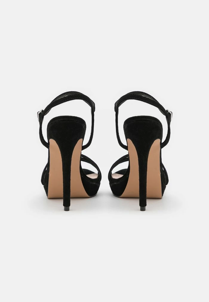 Even&Odd LEATHER - High Heeled Sandals - Black 6 Even&Odd LEATHER - High Heeled Sandals - Black - Image 4