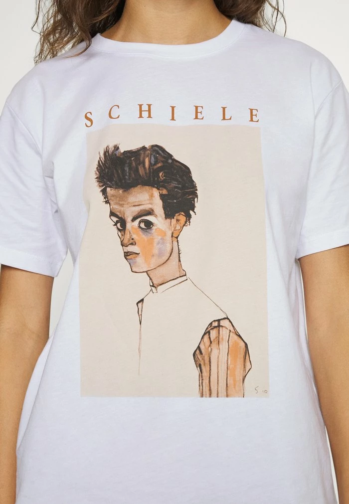 Even&Odd Print T-shirt - White 8 Even&Odd Print T-shirt - White - Image 6