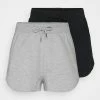 Even&Odd 2 Pack - Shorts - Black/mottled Light Grey -Even&Odd Sales Store e90866761ecd45bcbd0950915c1697ef