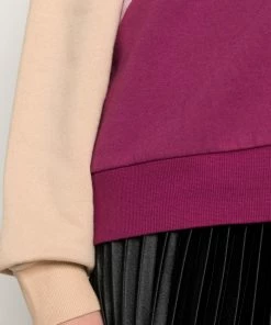 Even&Odd Sweatshirt - Beige/pink/bordeaux -Even&Odd Sales Store e9a274c01eb14b41bc67e9a46ce84472