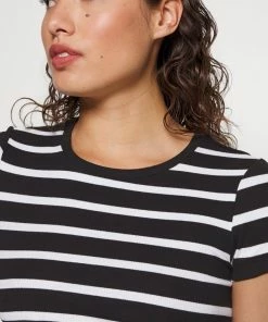 Even&Odd 2 PACK - Print T-shirt - Black/light Grey -Even&Odd Sales Store eb96408392094a5f8ec373a5b1fa9086