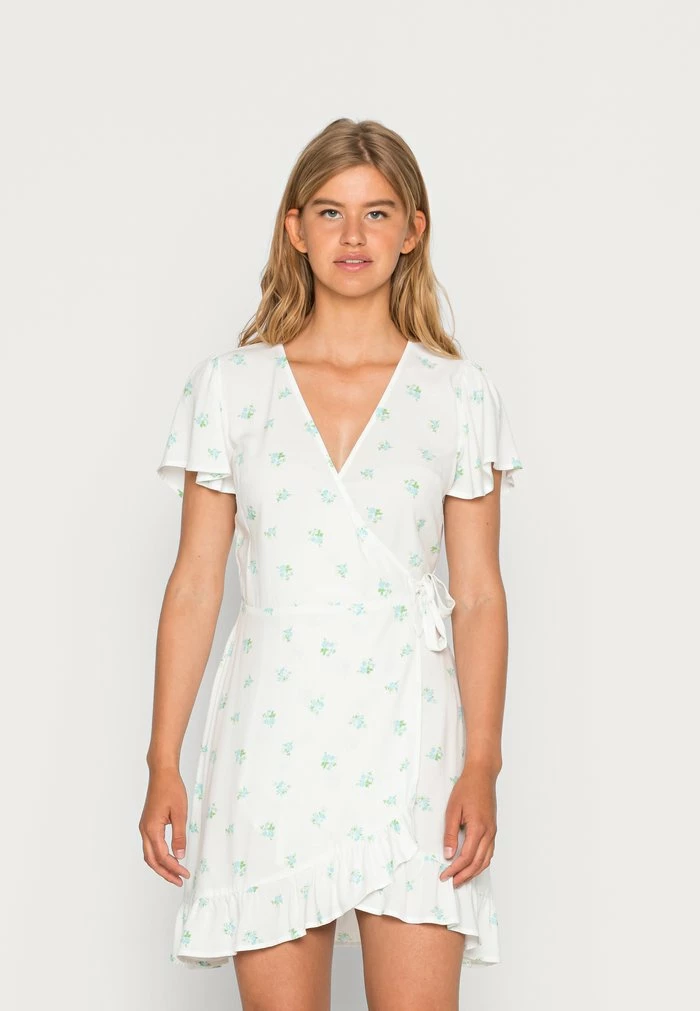 Even&Odd Day Dress - White/blue 3 Even&Odd Day Dress - White/blue