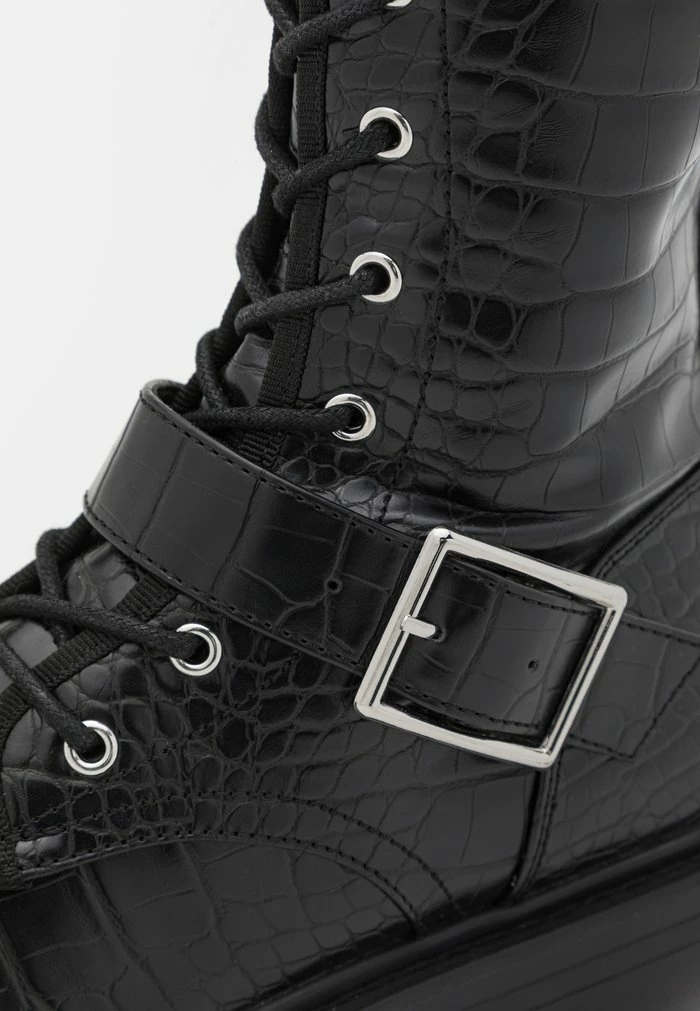 Even&Odd Lace-up Boots - Black 7 Even&Odd Lace-up Boots - Black - Image 5