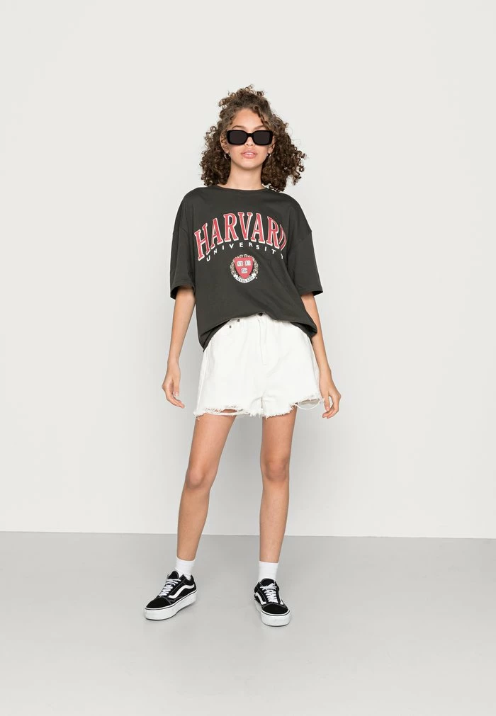 Even&Odd Print T-shirt - Anthracite 4 Even&Odd Print T-shirt - Anthracite - Image 2