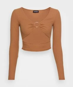 Even&Odd Long Sleeved Top - Brown 10 Even&Odd Long Sleeved Top - Brown -Even&Odd Sales Store ed53cc82118147a381b51980284961bd
