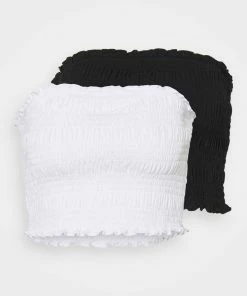 Even&Odd 2 PACK - Top - Black/white -Even&Odd Sales Store ee1278833c2f4eee9de430b0dfe276ba