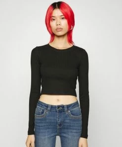 Even&Odd 2 PACK - Long Sleeved Top - Black/white -Even&Odd Sales Store eebaecf118544fb6b6671edd09744a02