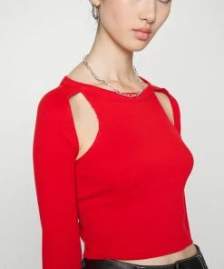 Even&Odd Long Sleeved Top - Red 11 Even&Odd Long Sleeved Top - Red -Even&Odd Sales Store eed6c2706b124056b03f9d6b9f0875df