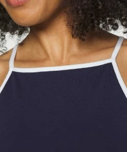 Even&Odd Day Dress - Dark Blue/white -Even&Odd Sales Store ef5ce1a1466842d9aab1b5a414261777