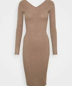 Even&Odd Shift Dress - Taupe -Even&Odd Sales Store ef80213751b949f8a0aa426ef70a012d