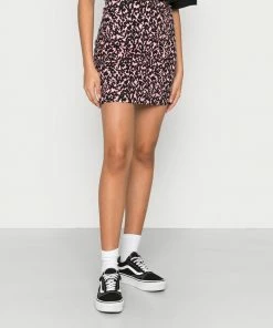 Even&Odd 2 PACK - Mini Skirt - Black/light Pink