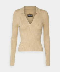 Even&Odd POLO NECKLINE JUMPER - Jumper - Sand 10 Even&Odd POLO NECKLINE JUMPER - Jumper - Sand -Even&Odd Sales Store f24b6145db764f8191a7b0153e6a407c