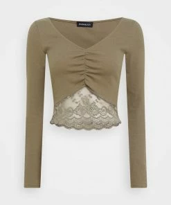 Even&Odd Long Sleeved Top - Olive -Even&Odd Sales Store f30f6d335ea5438595114d78ad195c2e