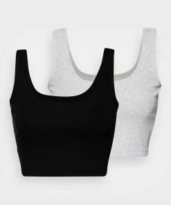 Even&Odd 2 PACK - Top - Black/light Grey 12 Even&Odd 2 PACK - Top - Black/light Grey -Even&Odd Sales Store f34cdd50781b4fbc890430f002480bbd