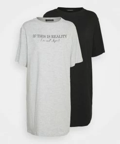 Even&Odd 2 PACK - Day Dress - Black/grey 12 Even&Odd 2 PACK - Day Dress - Black/grey -Even&Odd Sales Store f35a8f198c9a43f098da4f3098728d16