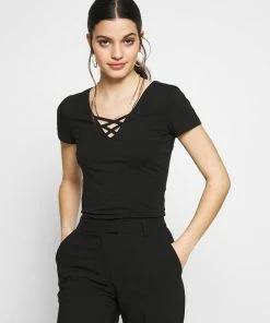 Even&Odd Print T-shirt - Black